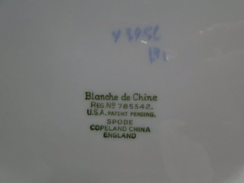 Spode Geisha Light Blue, Blanche De Chine: Cake Plate w/ Handles, 11"