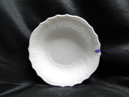Hutschenreuther Dresden, White, Embossed: Fruit Bowl, 5 1/2" x 1 1/4", As Is
