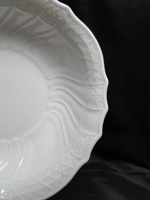 Hutschenreuther Dresden, White, Embossed: Fruit Bowl, 5 1/2" x 1 1/4", As Is