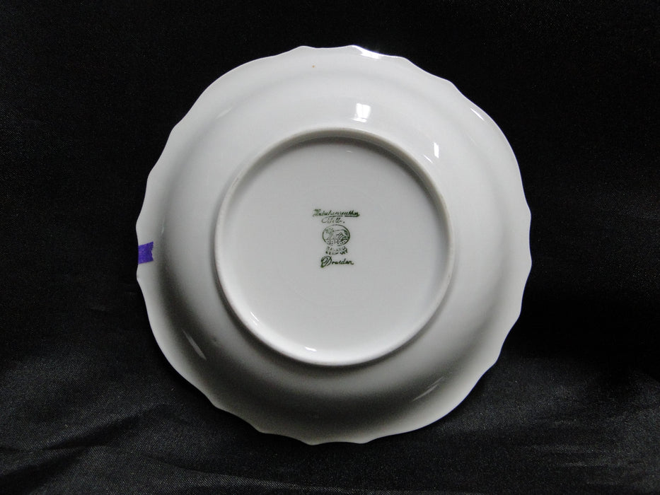Hutschenreuther Dresden, White, Embossed: Fruit Bowl, 5 1/2" x 1 1/4", As Is