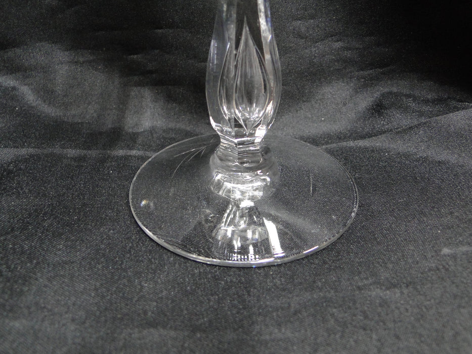 Tiffin Elegance Stem #17377, Cut Leaves: Water or Wine Goblet (s), 7 3/4"