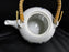 Otagiri (OMC), Japan, Blue Florals on White: Teapot & Lid, 6 Cups