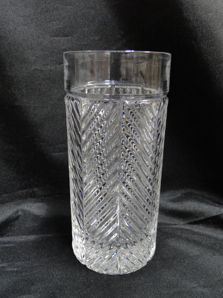 Ralph Lauren Herringbone, Clear, Cut: Highball (s), 6 1/4"