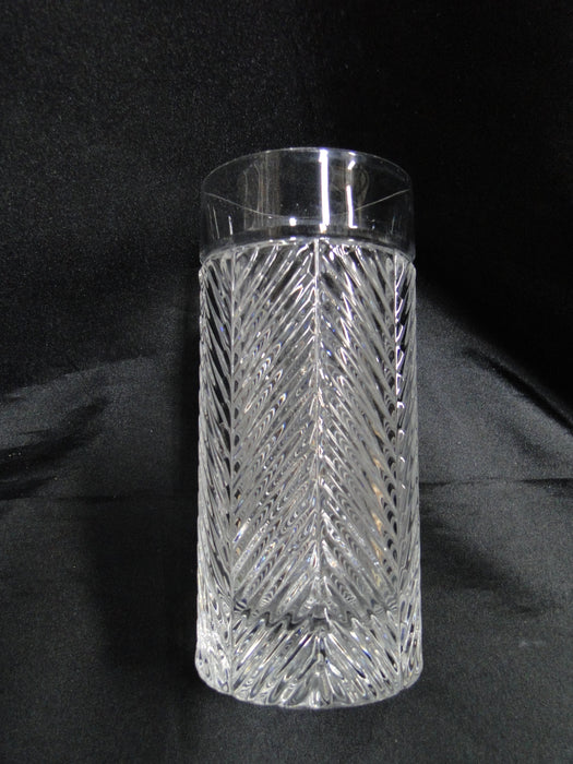 Ralph Lauren Herringbone, Clear, Cut: Highball (s), 6 1/4"