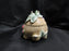 Fitz & Floyd Botanical Bunny: Rabbit Box & Lid, 7" x 4" x 4 1/4" Tall, Crazing