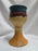 Walt Glass Pottery Texas Sunset: Water or Wine Goblet, 7" Tall, As Is