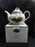 Portmeirion Strawberry Fair, White Flowers, Laurel: Tea Pot & Lid, 6 1/2", Box