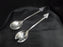 Silverplate Flatware w/ Christmas Tree Handle: Salad Serving Spoon & Fork, 11.5"