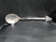 Silverplate Flatware w/ Christmas Tree Handle: Salad Serving Spoon & Fork, 11.5"
