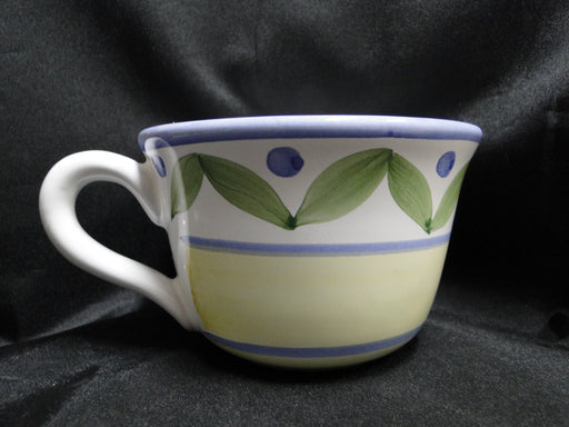 Willams Sonoma Marisol, Blue, Yellow, Green: Cup & Saucer Set (s), 3 1/8"