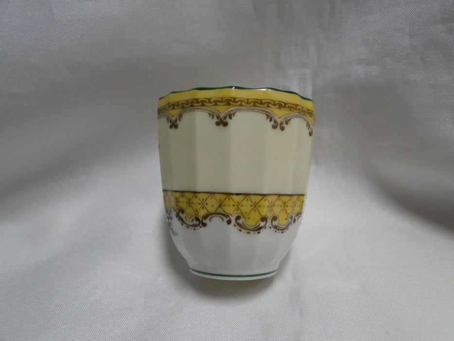 Royal Worcester Willoughby, Florals, Yellow: 2 1/4" Footed Demitasse Cup Only