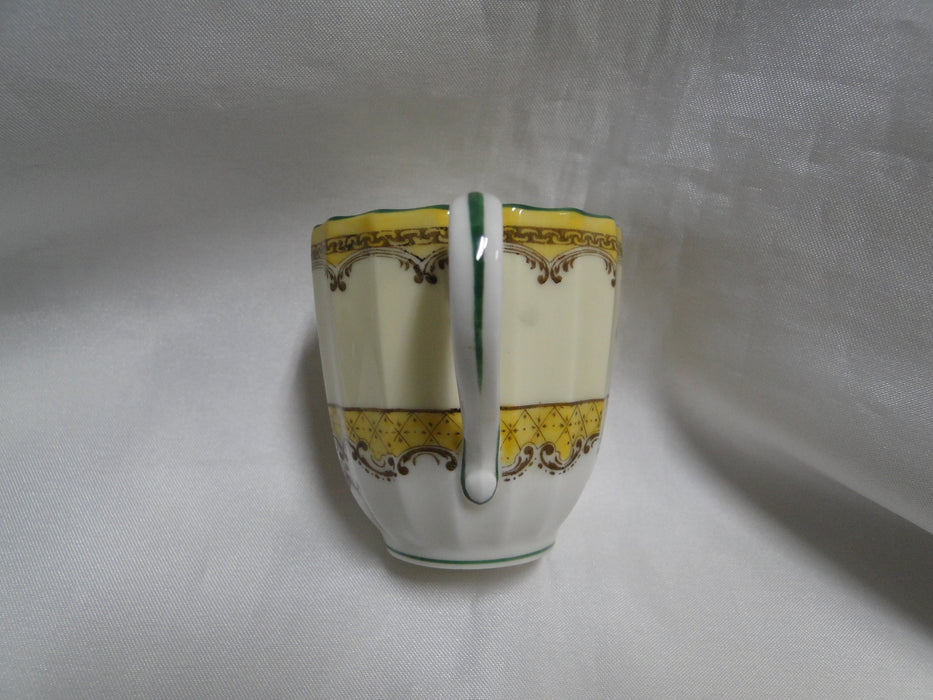 Royal Worcester Willoughby, Florals, Yellow: 2 1/4" Footed Demitasse Cup Only