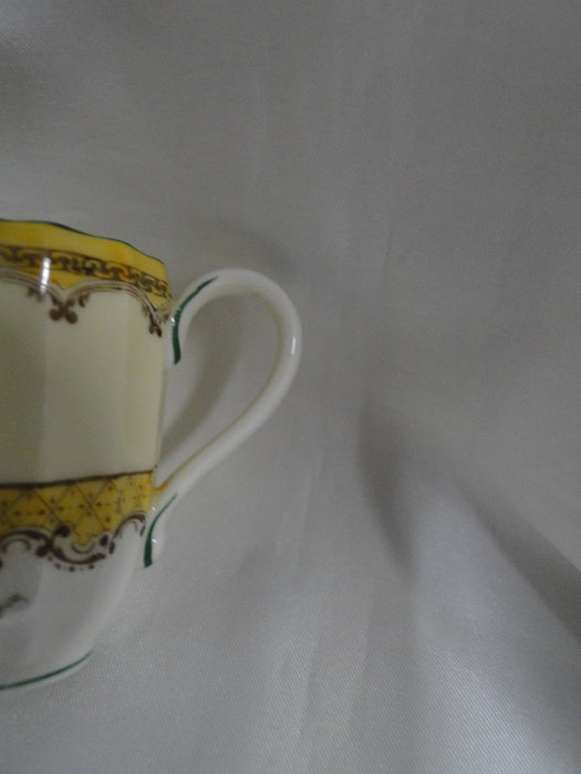 Royal Worcester Willoughby, Florals, Yellow: 2 1/4" Footed Demitasse Cup Only