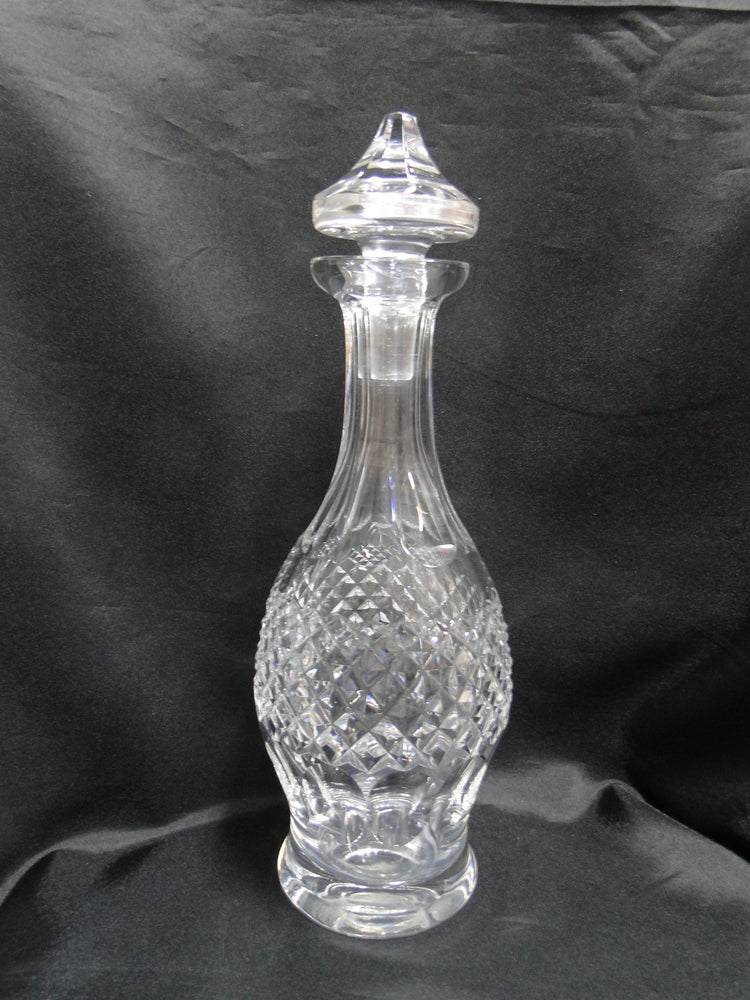 Waterford Crystal Colleen, Thumbprints: Wine Decanter & Stopper, 13" Tall