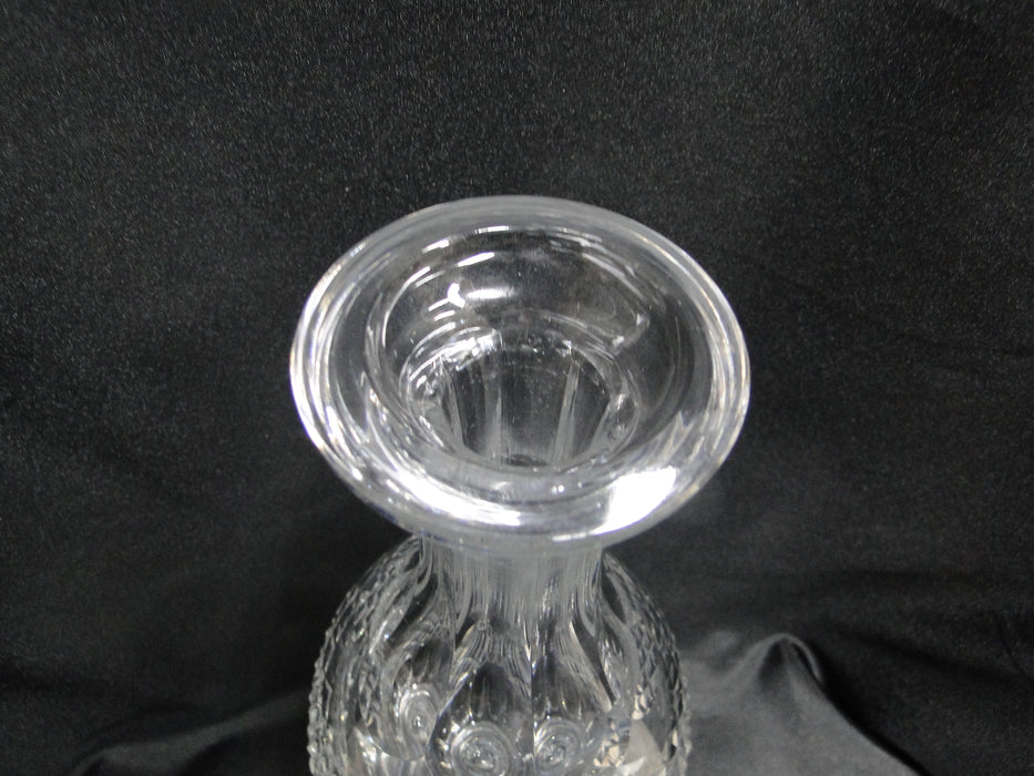 Waterford Crystal Colleen, Thumbprints: Wine Decanter & Stopper, 13" Tall