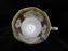 Royal Albert Lady Hamilton, Red, Florals: Footed Cup & Saucer Set, 2 3/4", As Is