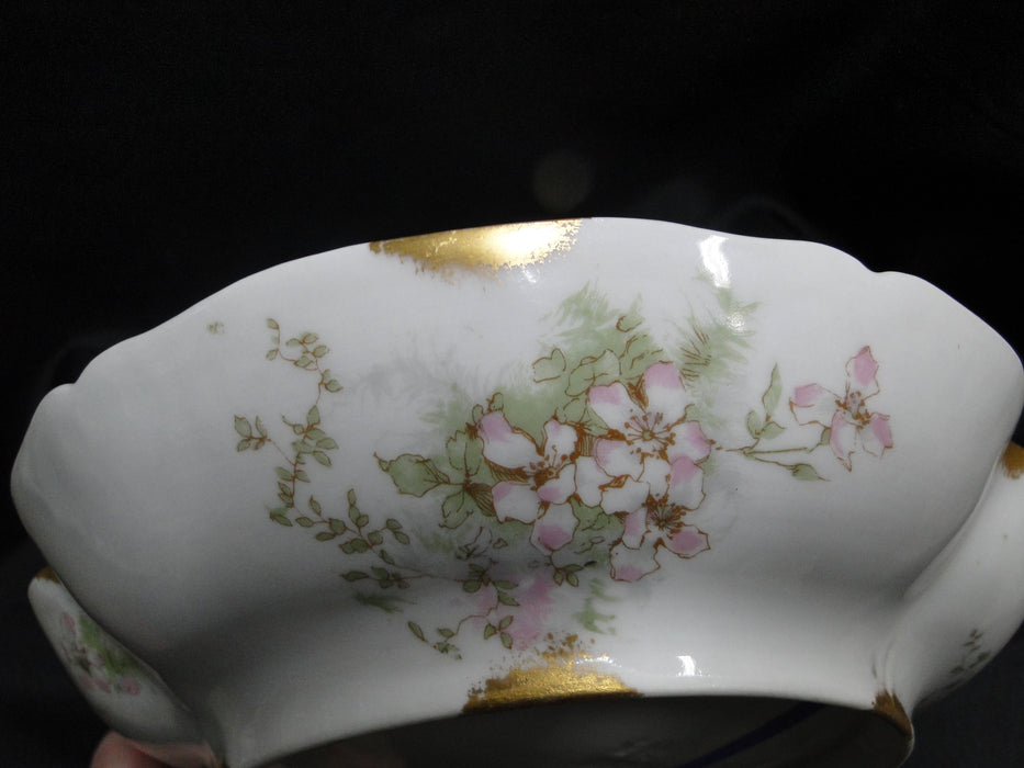 Haviland (Limoges) Schleiger 146, Gold Daubs: Clover Shaped Bowl, 8", As Is
