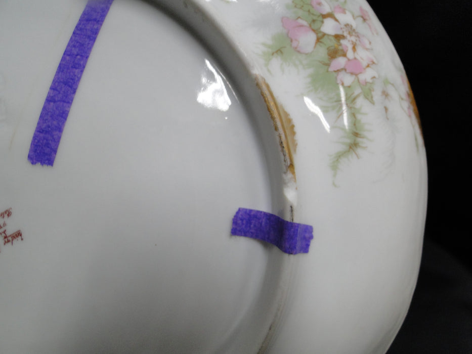 Haviland (Limoges) Schleiger 146, Gold Daubs: Clover Shaped Bowl, 8", As Is
