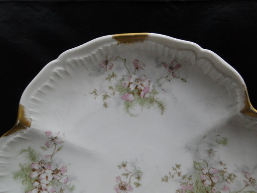 Haviland (Limoges) Schleiger 146, Gold Daubs: Clover Shaped Bowl, 8", As Is