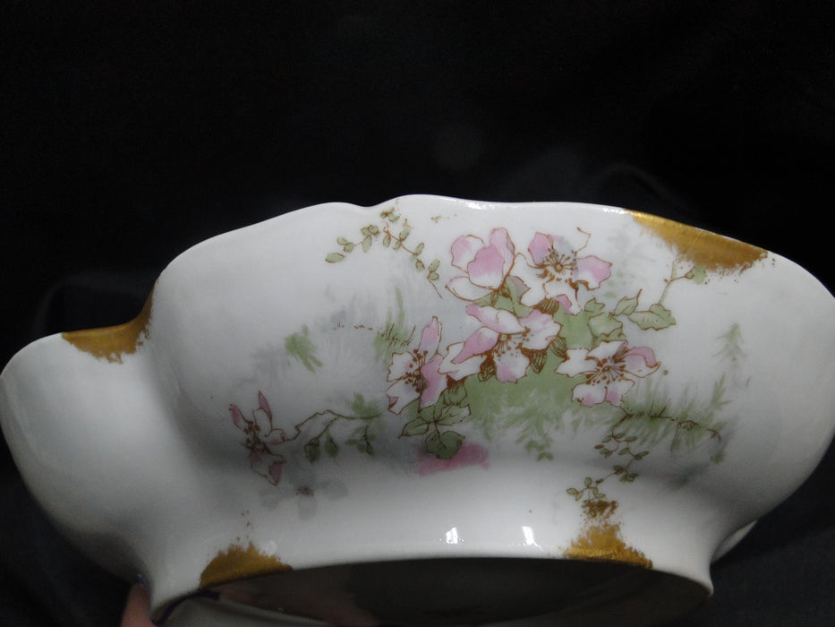 Haviland (Limoges) Schleiger 146, Gold Daubs: Clover Shaped Bowl, 8", As Is