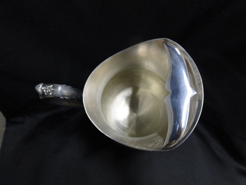 Leonard Silverplate, Vintage: Footed Water Pitcher w/ Ice Lip, 8 1/4" Tall