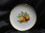 Hutschenreuther Fruit, White Flowers, 1/4" Gold Trim: Peaches Salad Plate, 8"