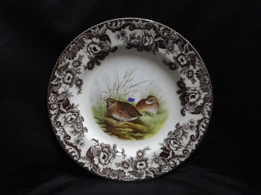 Spode Woodland Quail Game Bird, England: Dinner Plate, 10 1/2", Flaw