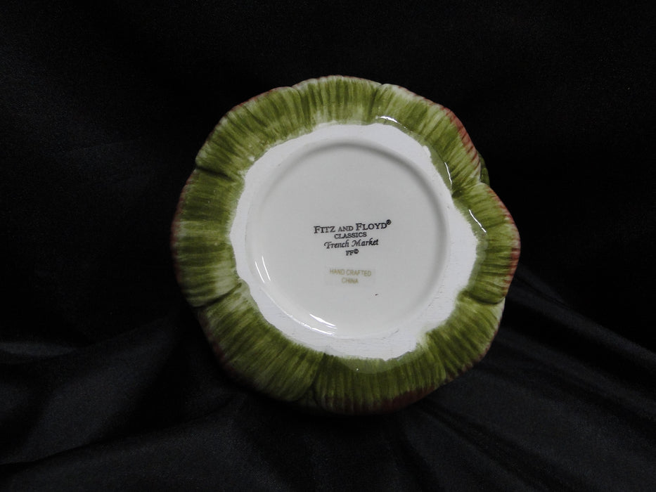 Fitz & Floyd French Market: Artichoke Candy Dish & Lid, 5 1/2" Tall