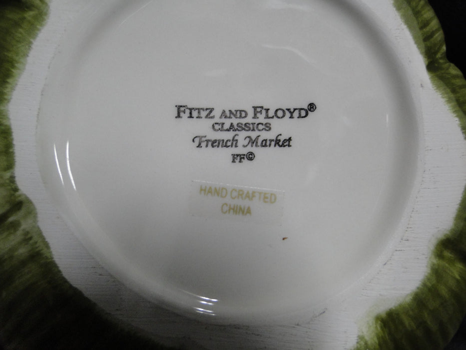 Fitz & Floyd French Market: Artichoke Candy Dish & Lid, 5 1/2" Tall