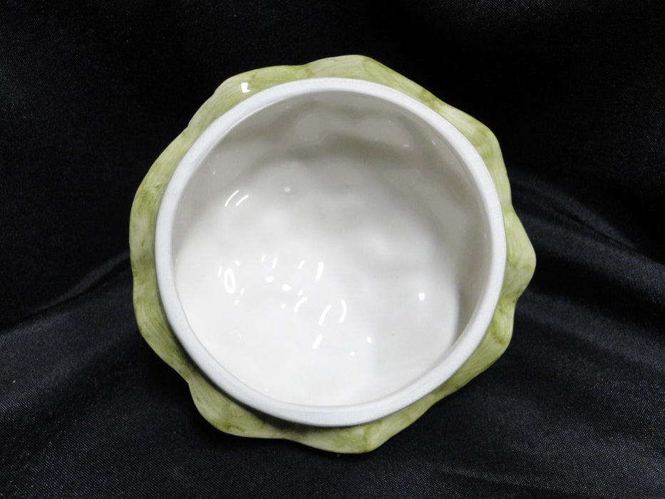 Fitz & Floyd French Market: Artichoke Candy Dish & Lid, 5 1/2" Tall