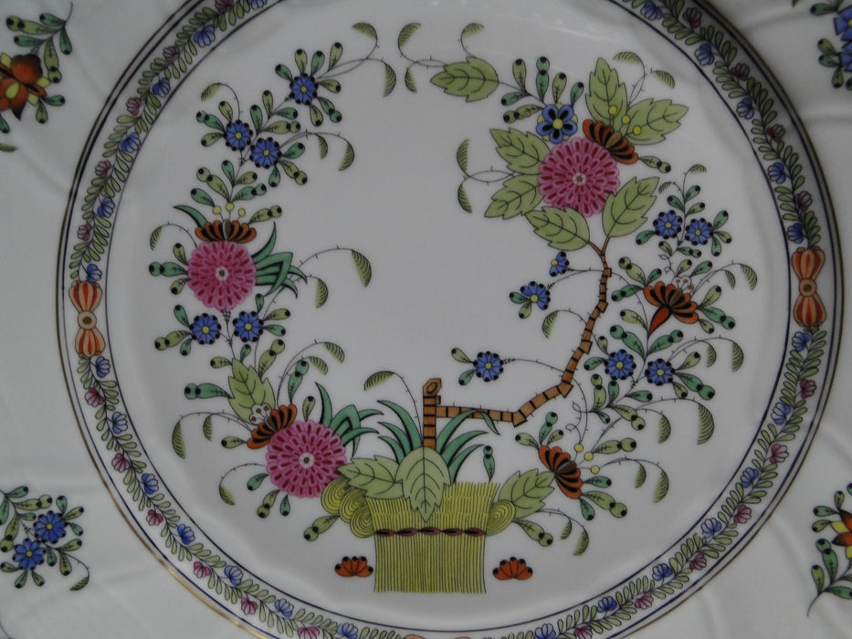 Herend Indian Basket Multicolor: Dinner Plate (s), 10 3/8", 1524/FD