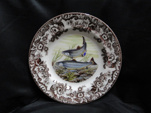 Spode Woodland King Salmon Fish: Dinner Plate, 10 1/2", Flaw