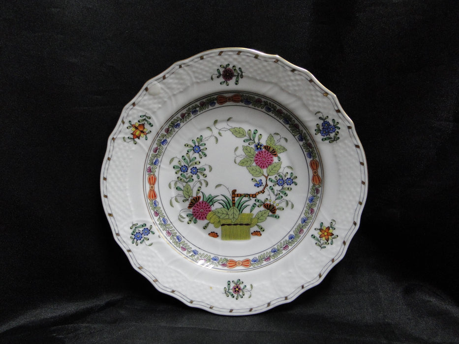 Herend Indian Basket Multicolor: Salad Plate (s), 7 1/2", 1518/FD