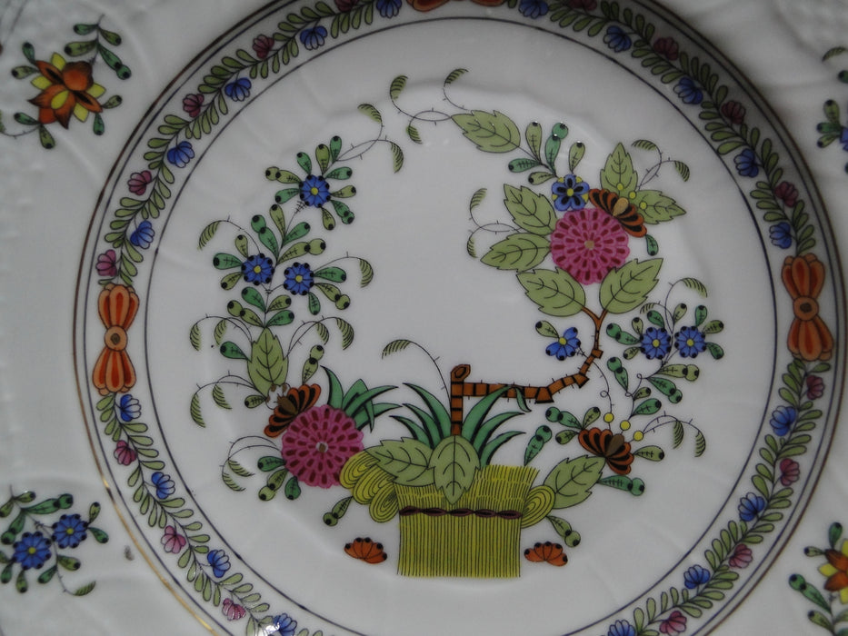 Herend Indian Basket Multicolor: Salad Plate (s), 7 1/2", 1518/FD