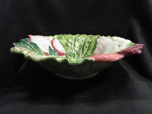 Fitz & Floyd French Market: Round Salad Serving Bowl, 14" x 4" Tall
