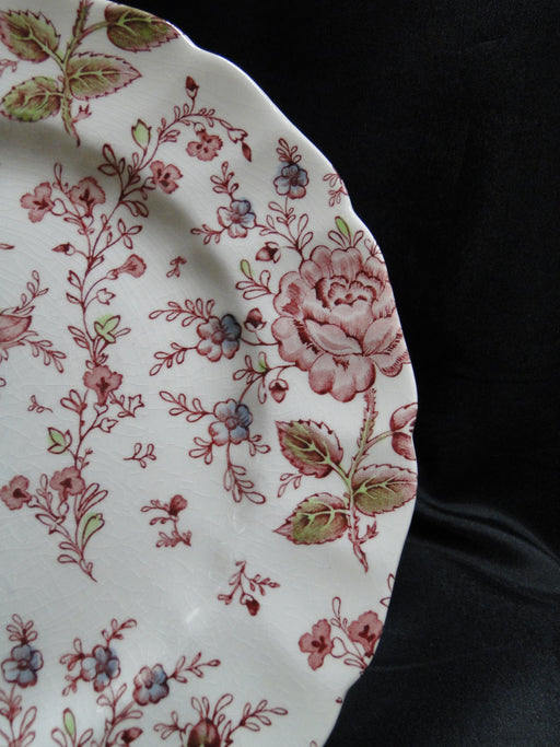 Johnson Brothers Rose Chintz, England: Dinner Plate (s), 9 7/8", Crazing