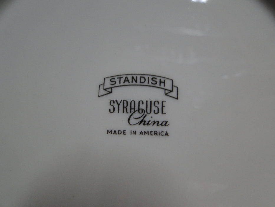 Syracuse Standish, Swirled, Gold Trim: Salad Plate, 8", As Is