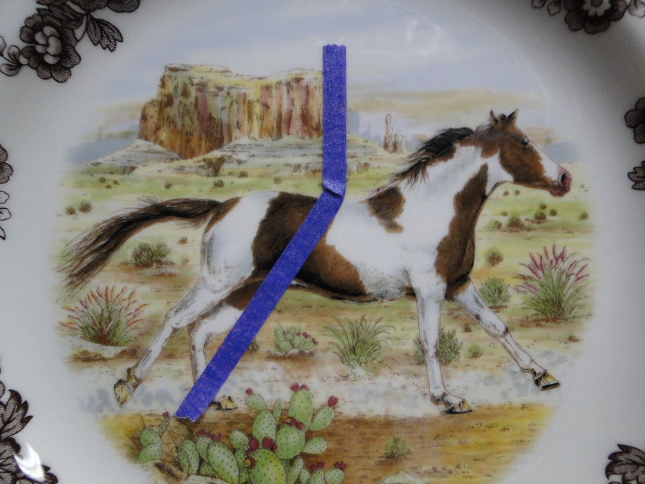 Spode Woodland Horses Paint, England: Dinner Plate (s), 10 1/2", Flaw