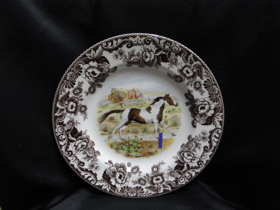 Spode Woodland Horses Paint, England: Dinner Plate (s), 10 1/2", Flaw