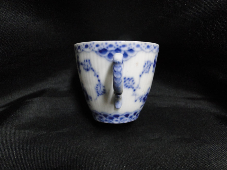 Royal Copenhagen Blue Fluted Full Lace: 2" Tall Demitasse Cup Only, #1038