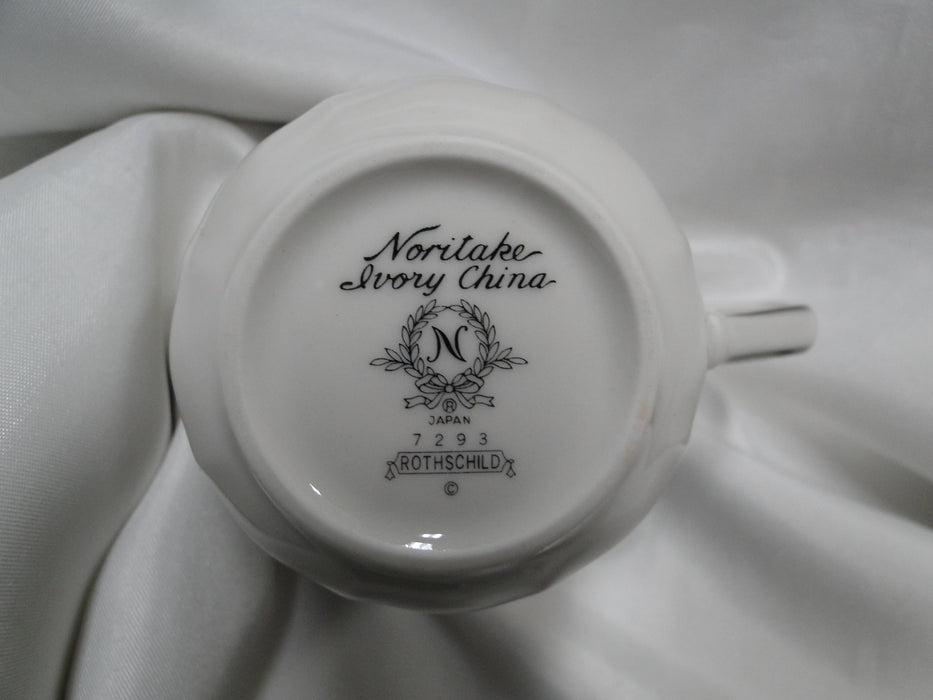 Noritake Rothschild, 7293, Ivory w/ Pink Florals: Cup & Saucer Set (s), 3"