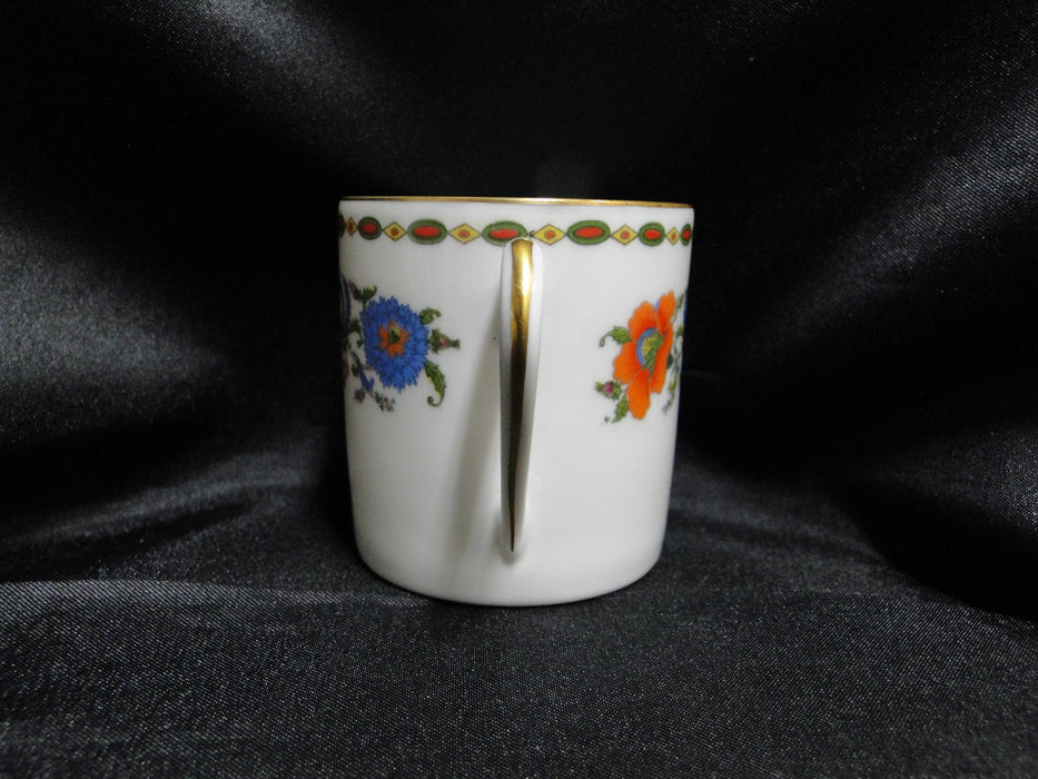 Raynaud Ceralene Vieux Chine, Multicolored Flowers: Demitasse Cup & Saucer Set
