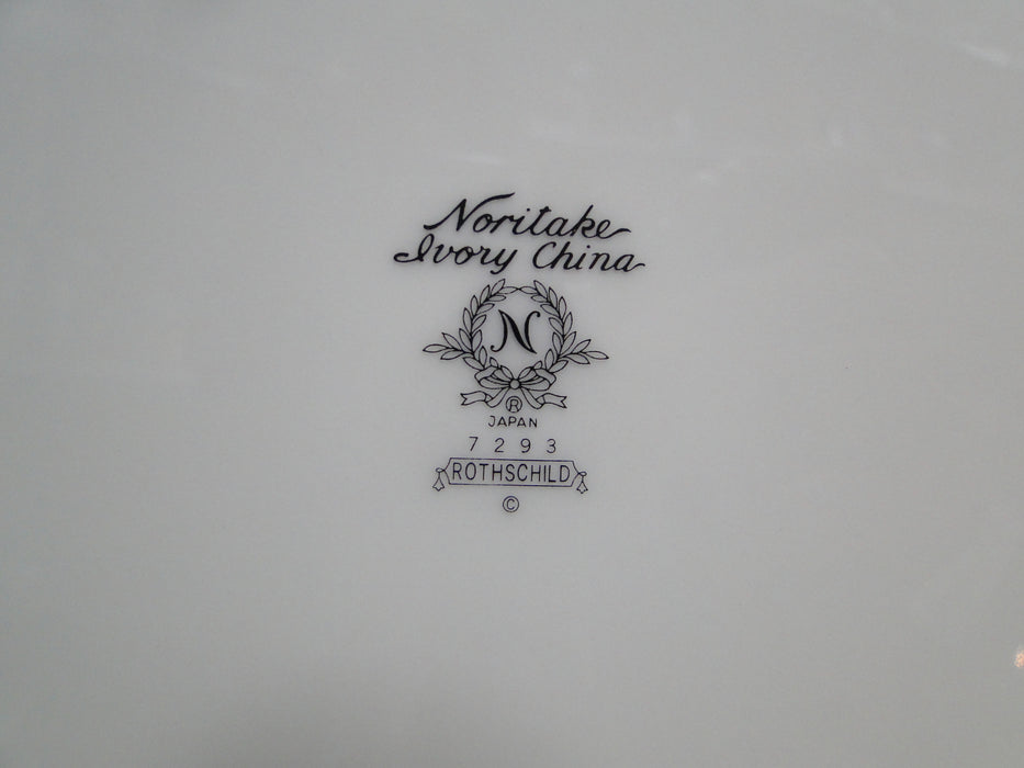Noritake Rothschild, 7293, Ivory w/ Pink Florals: Bread Plate (s), 7"