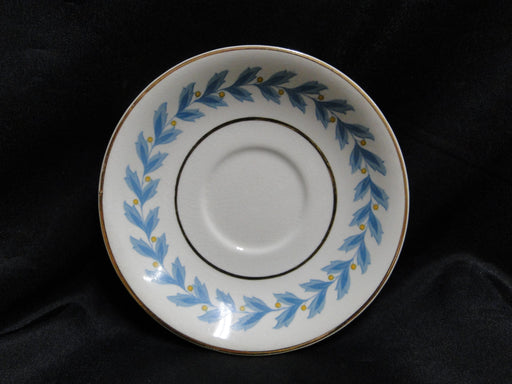 Johnson Brothers Bermuda, Pareek, Blue Leaves: 5 3/4" Saucer (s) Only, As Is