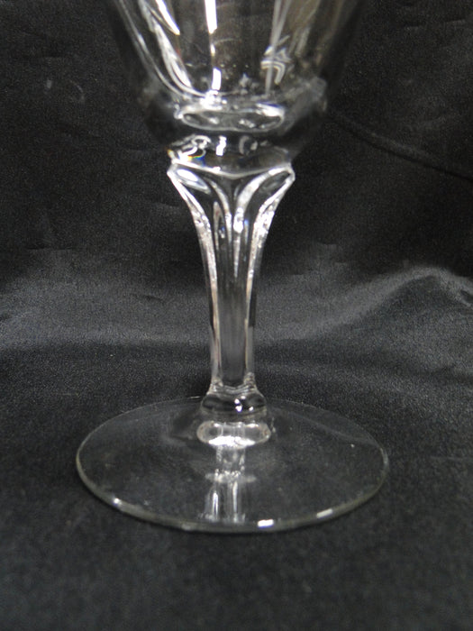 Fostoria Bridal Belle, Cut w/ Platinum, Stem 6072: Water or Wine Goblet, 6 3/8"