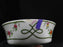 Raynaud Ceralene Guirlandes, Green Line, Flowers: Footed Dessert Bowl, As Is