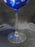 Mikasa Cheers Mix: Blue Balloon Wine, 9", Polka Dot Cuts, As Is