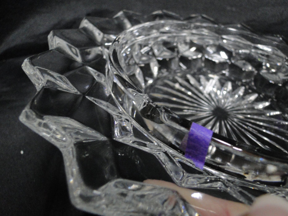 Fostoria American Clear: Round Covered Butter Dish & Lid, As Is