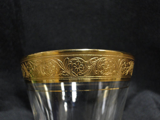 Glastonbury Lotus Minuet, #3720, Gold Encrusted: Footed Tumbler, 5 1/4", As Is