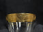 Glastonbury Lotus Minuet, #3720, Gold Encrusted: Footed Tumbler, 5 1/4", As Is